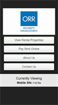 Mobile Screenshot of orrpropertymanagement.com